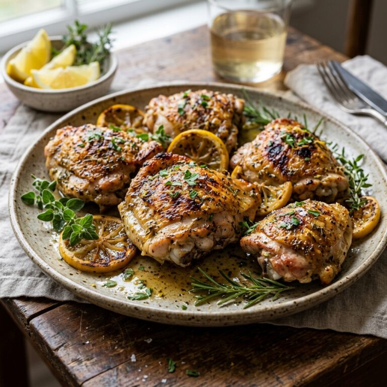 Air Fryer Greek Lemon Chicken Thighs 1