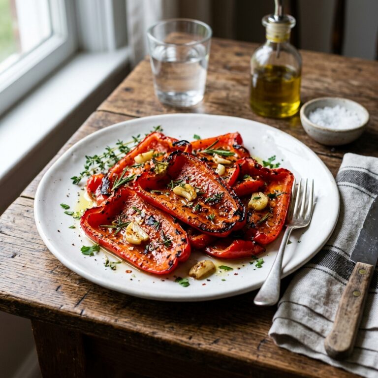 Air Fryer Roasted Red Peppers 1
