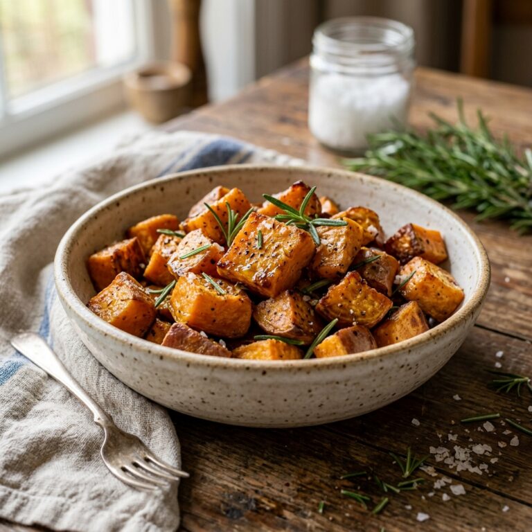 Air Fryer Sweet Potato Cubes 1