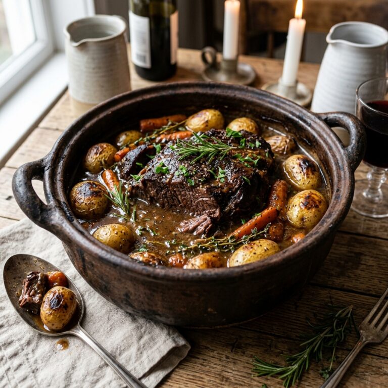 Clay Pot Beef Roast Potatoes