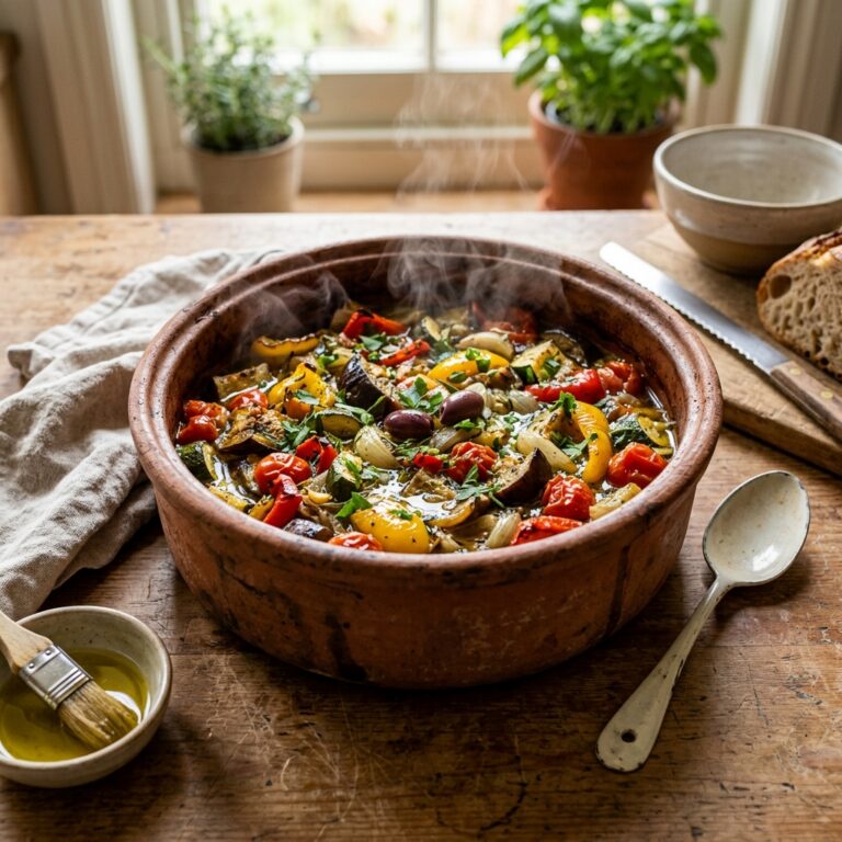 Clay Pot Mediterranean Vegetable Bake