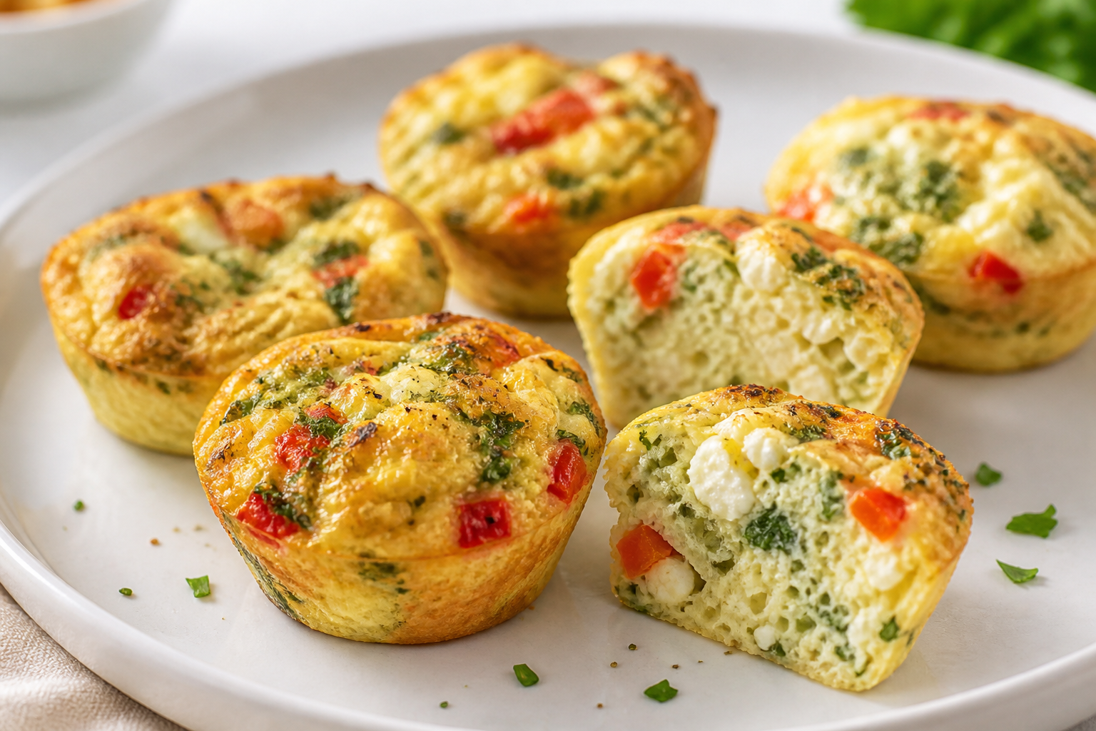 Cottage Cheese Egg Muffins
