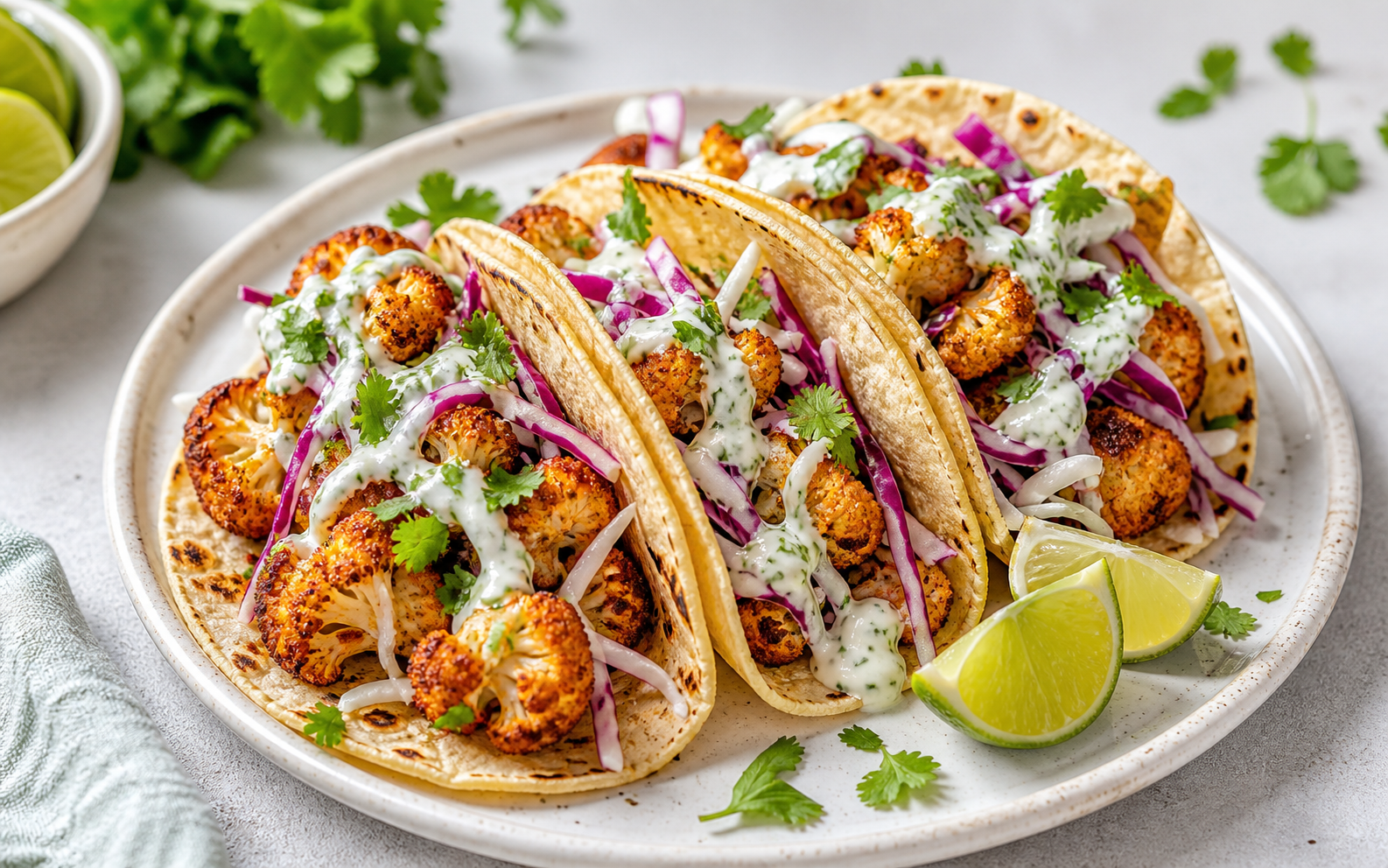 Air Fryer Cauliflower Tacos