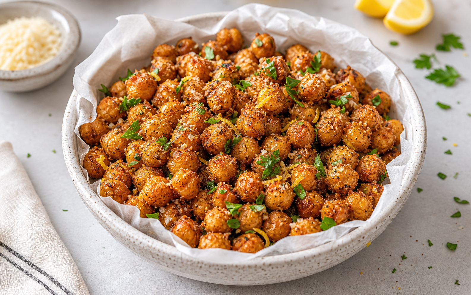 Air Fryer Chickpea Snack Bites