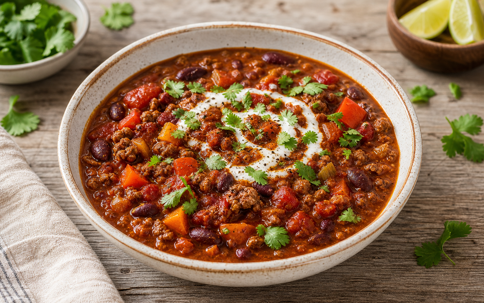 Multicooker Beef Bean Chili