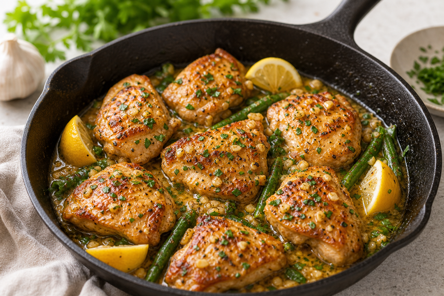 Garlic Butter Skillet Chicken