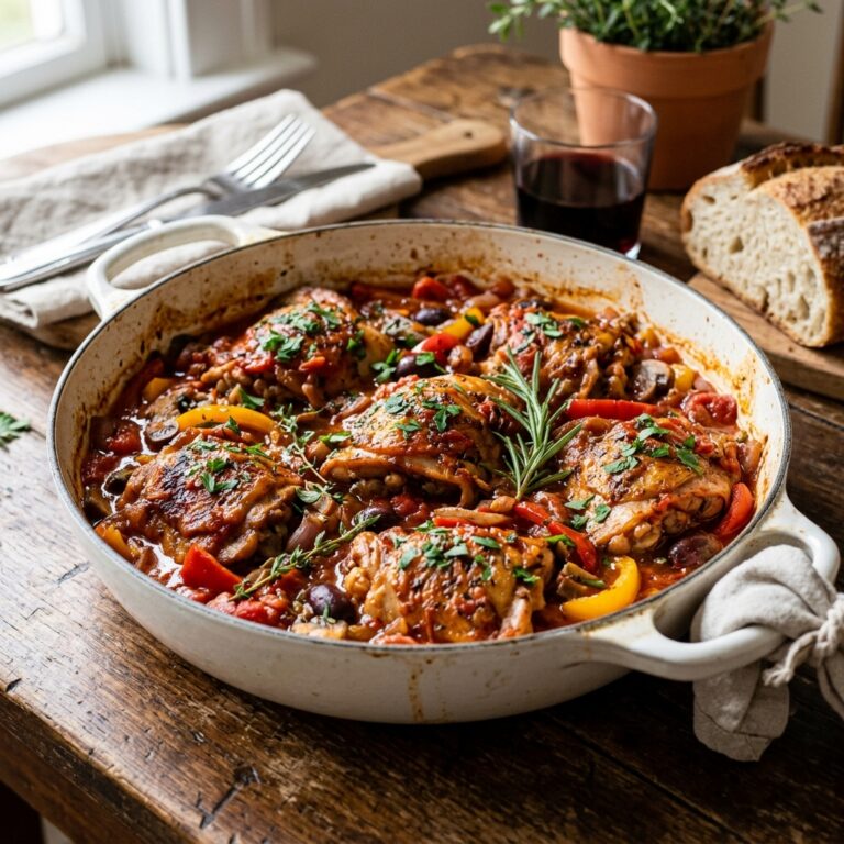 Multicooker Chicken Cacciatore