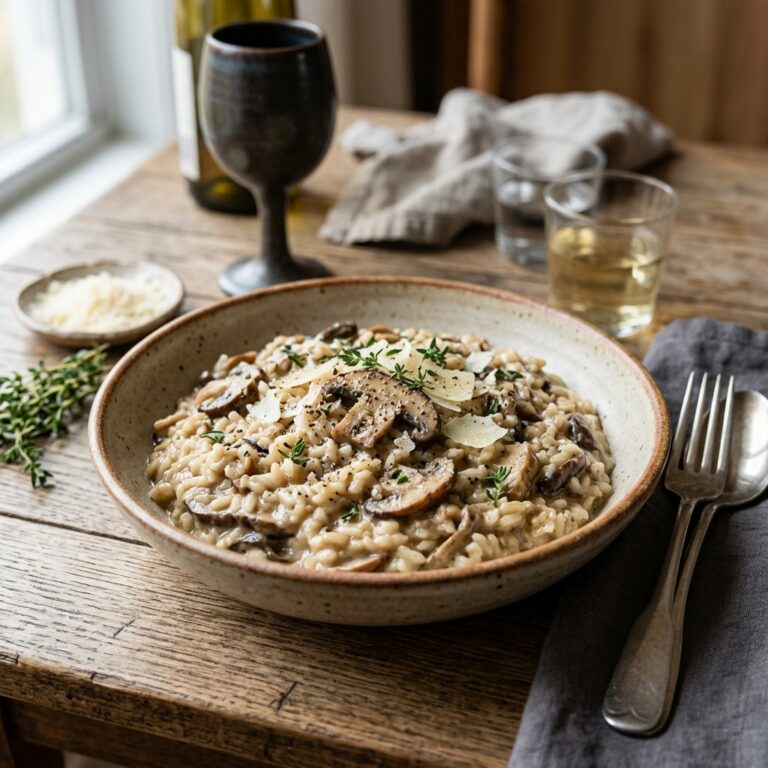 Multicooker Mushroom Risotto
