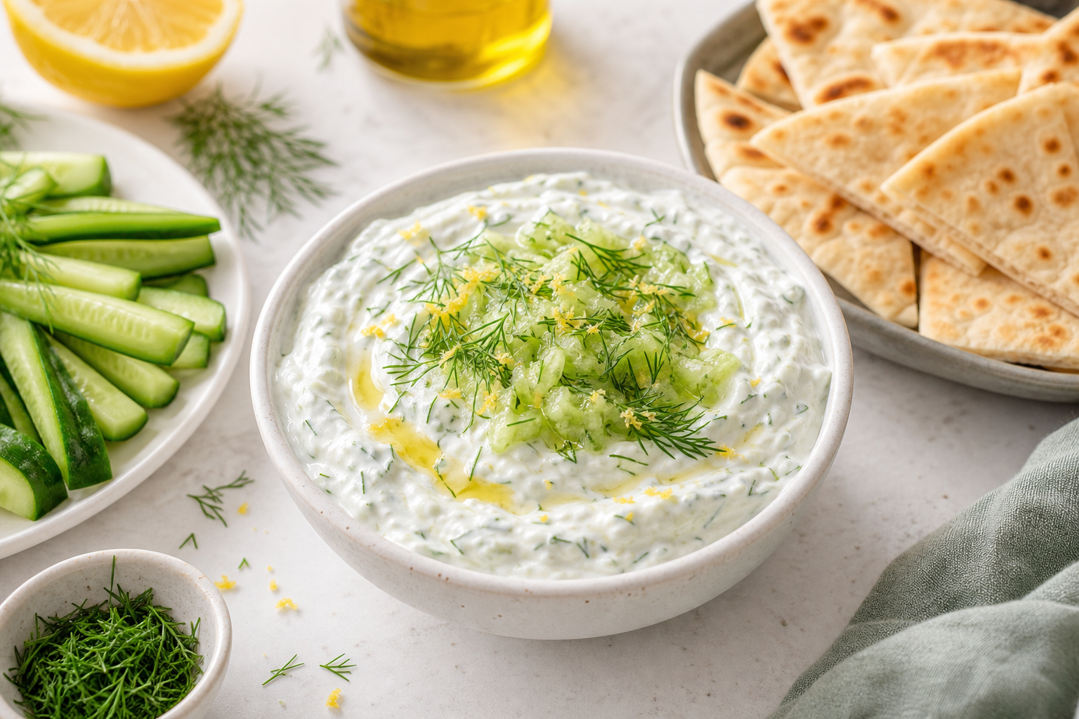 Greek Yogurt Cucumber Dip