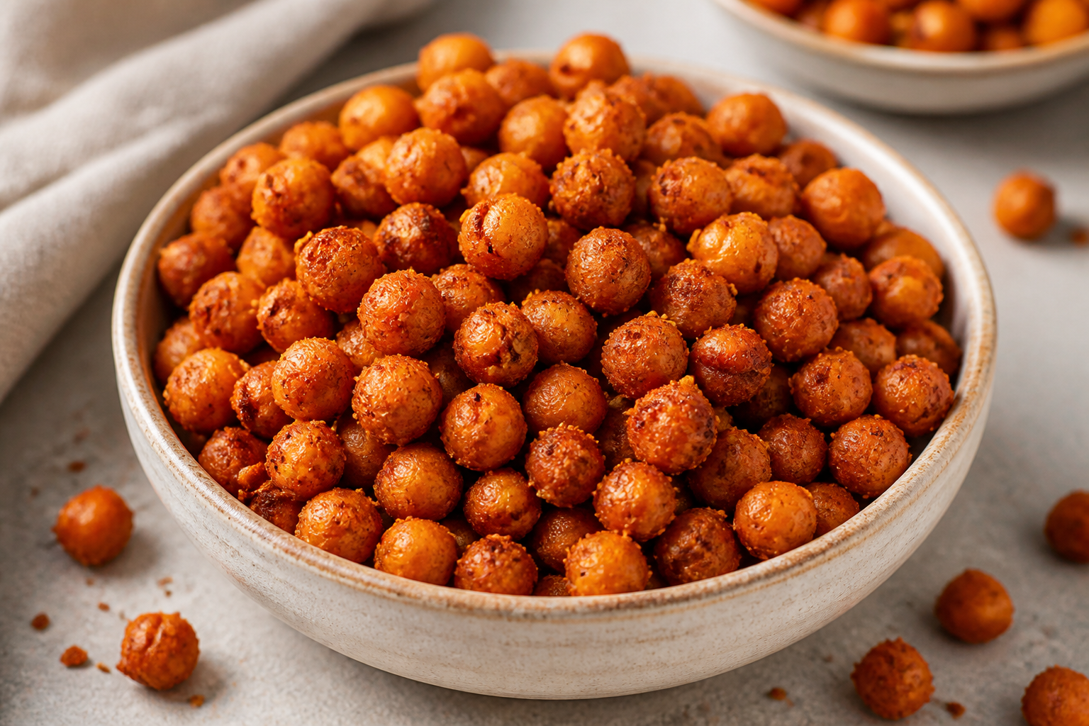 Smoky Crispy Chickpeas