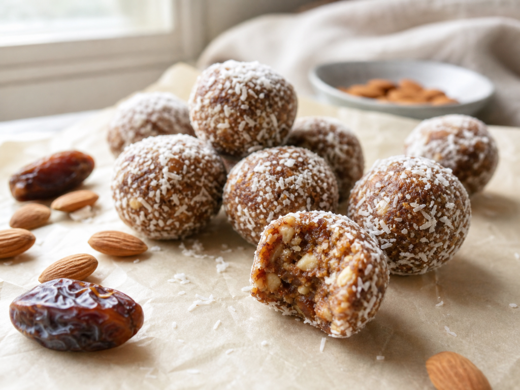 Date Almond Energy Bites