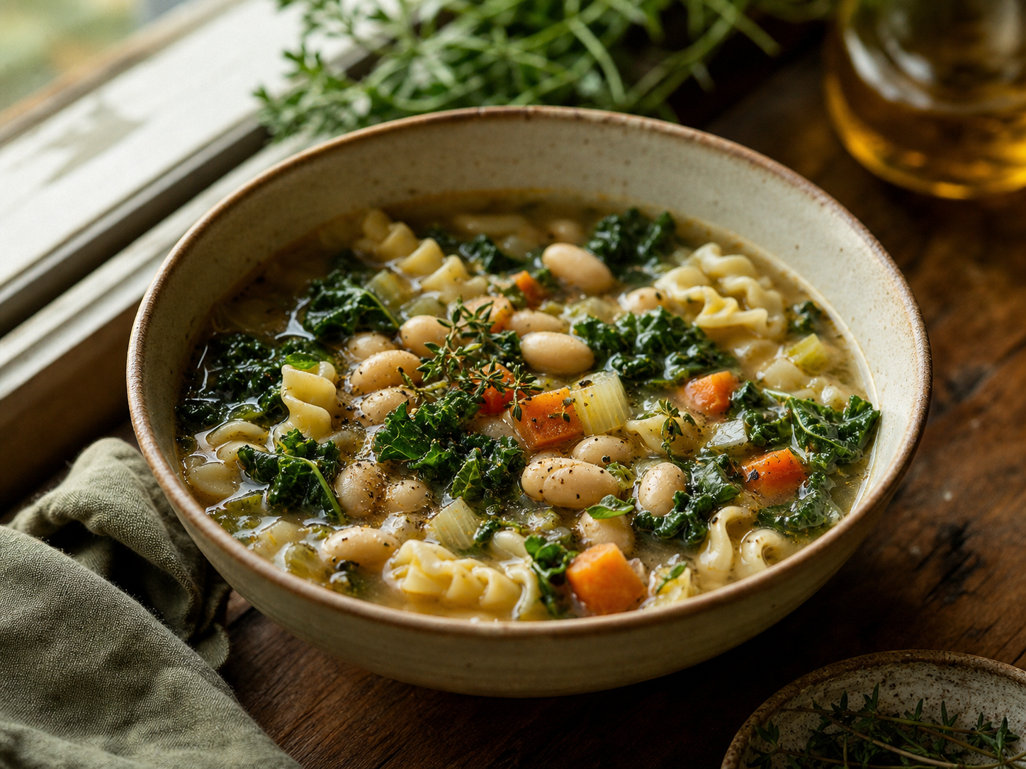 White bean minestrone
