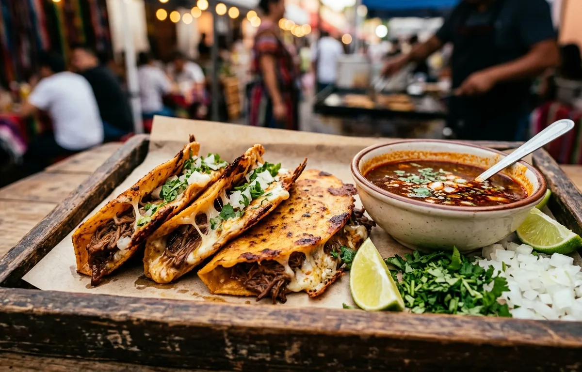 Slow-Simmered Beef Birria Tacos with Rich Consomé