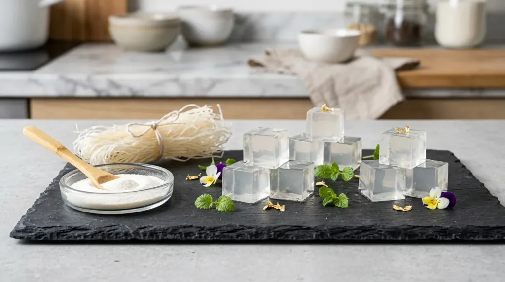 Agar agar seaweed gelatin vegan alternatives Agar agar seaweed gelatin vegan alternatives