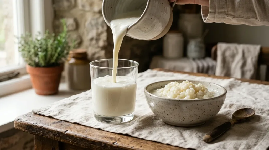 Cultured milk kefir baking and cooking substitutes