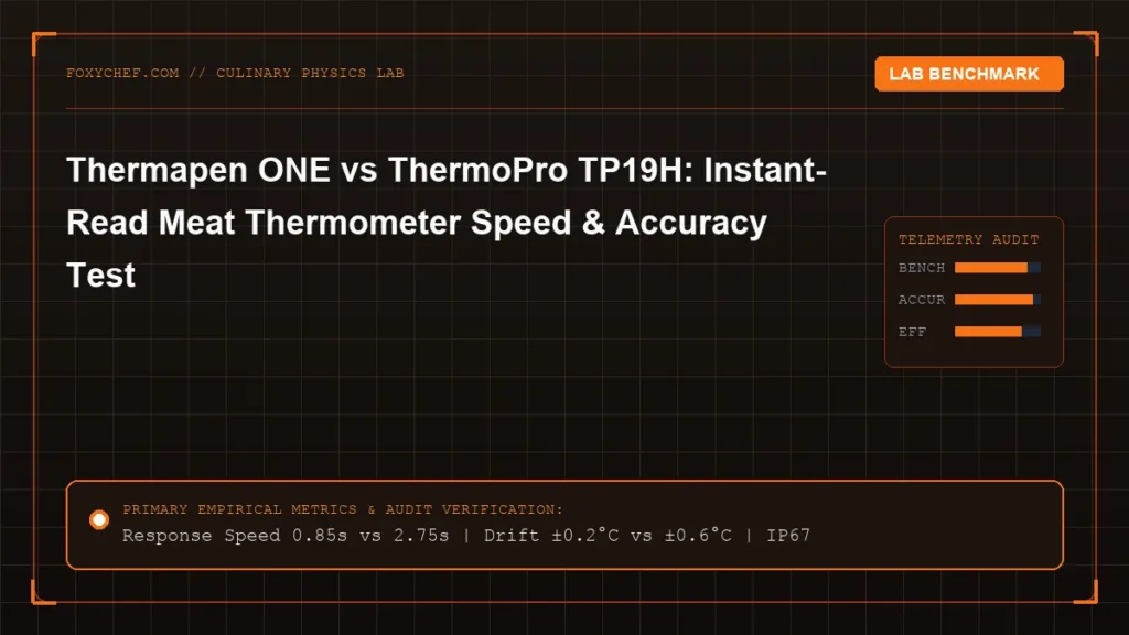 Thermapen ONE vs ThermoPro TP19H: Instant-Read Meat Thermometer Speed & Accuracy Test
